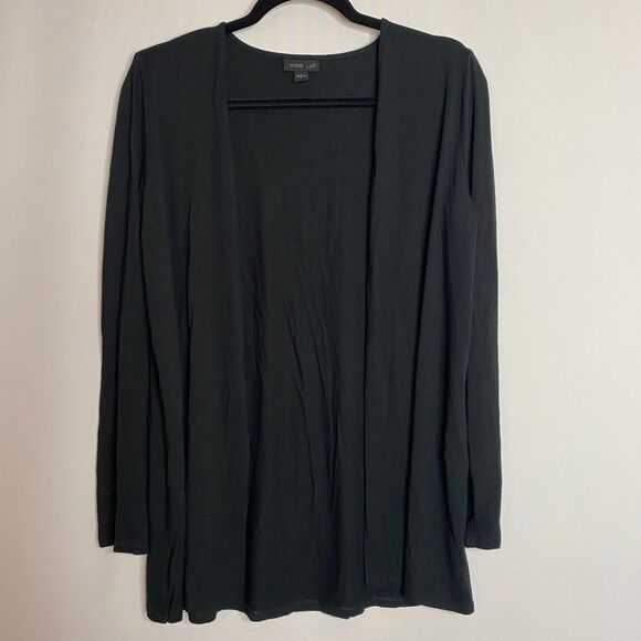 J. Jill Wearever Collection Black Knit Rayon Cardigan Womens S - Picture 1 of 11